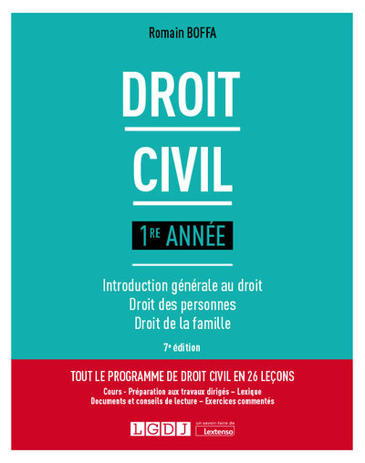 Droit civil 1re année