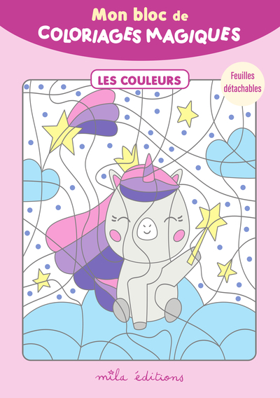 Mon Bloc De Coloriages Magiques - Les Couleurs - Collectif