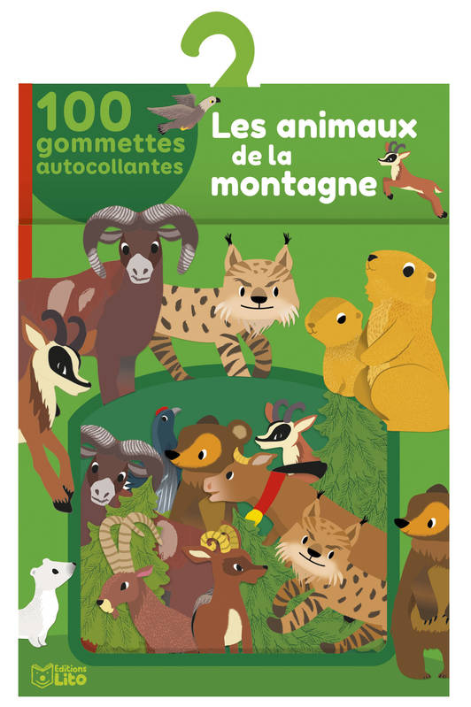 Les Animaux De La Montagne : 100 Gommettes Autocollantes - Charlie Pop