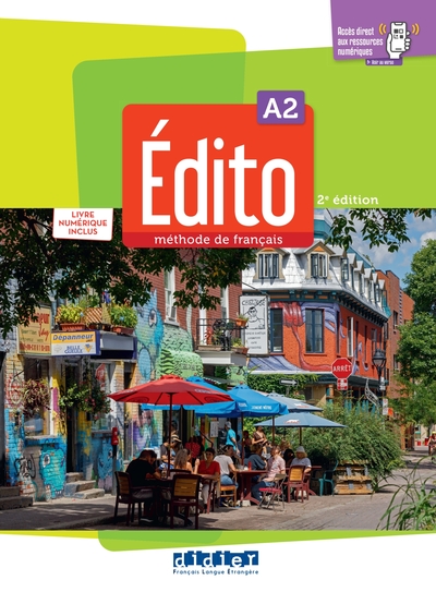 Édito A2 - édition 2022-2024 - Livre + numérique inclus