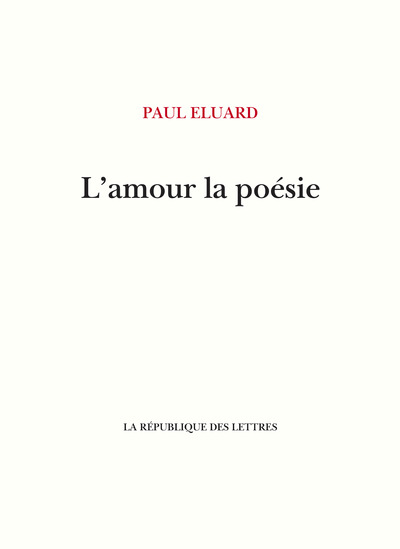 L'amour la poésie