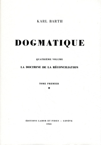 Dogmatique  - Volume 17