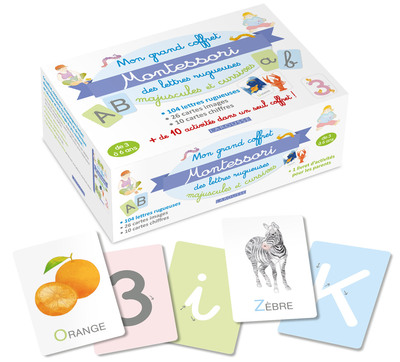 Mon grand coffret Montessori lettres rugueuses - Delphine Urvoy