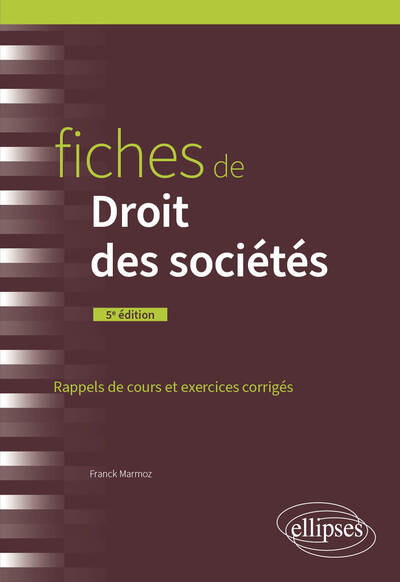 Fiches de Droit des sociétés