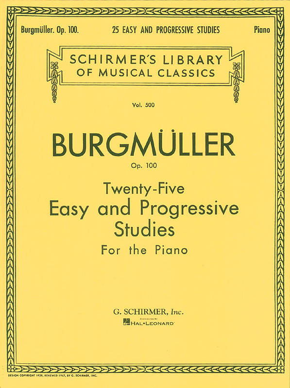 Twenty-Five Easy and Progressive Studies Op. 100