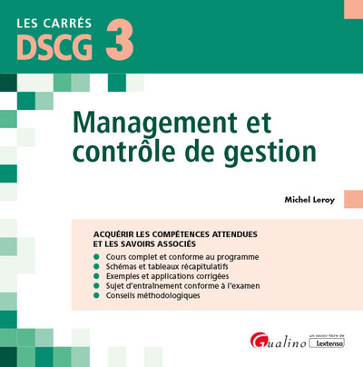 DSCG 3 - Management et contrôle de gestion - Michel Leroy