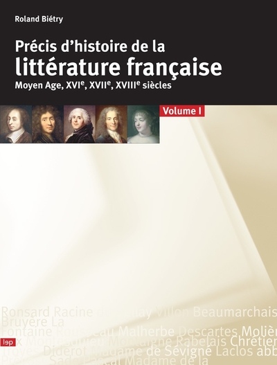 Précis d'histoire de la littérature française - Volume 1