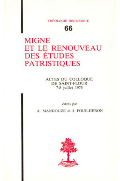 TH n°66 - Migne et le renouveau des études patristique