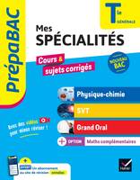 Prépabac Mes spécialités Physique-chimie SVT Grand oral Maths complémentaires Tle générale Bac 2025 - Sabrina Gaillardou