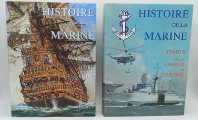 Coffret histoire de la marine Tome 1 et 2