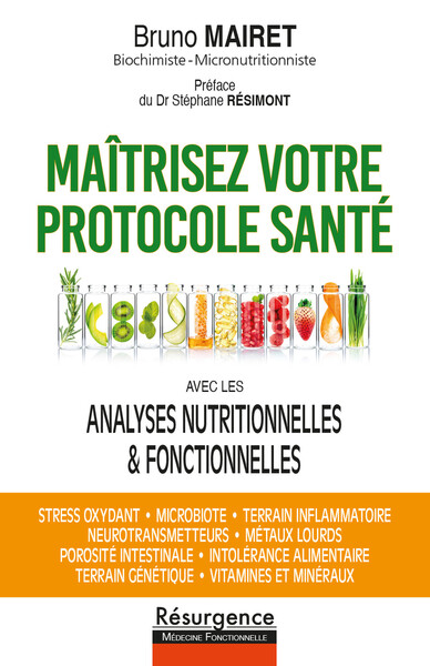 Maîtrisez votre protocole santé avec les analyses nutritionnelles & fonctionnelles