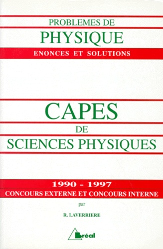 Capes de sciences physiques 1990