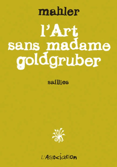 L' Art sans madame goldgruber