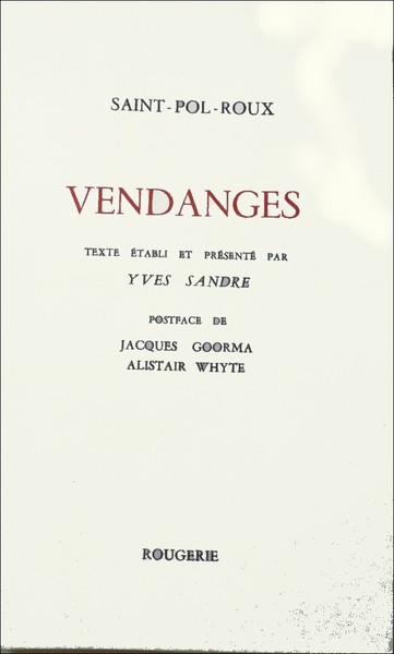 Vendanges