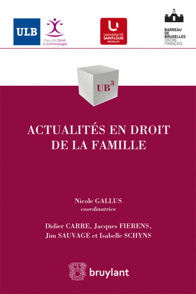 Actualités en droit de la famille - Didier Carré