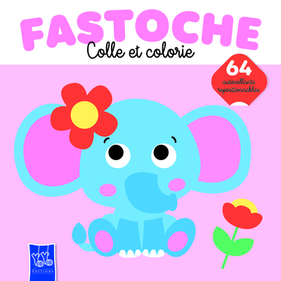 L'Eléphant - Fastoche colle et colorie