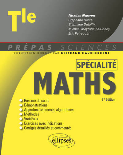 Spécialité Mathématiques - Terminale