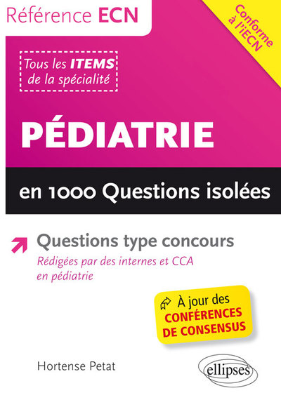 Pédiatrie en 1000 questions isolées - Hortence Petat