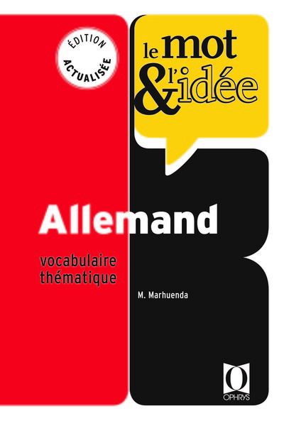 Allemand Le mot et l'idée