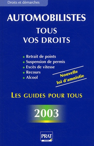 Automobilistes Tous Vos Droits 2003