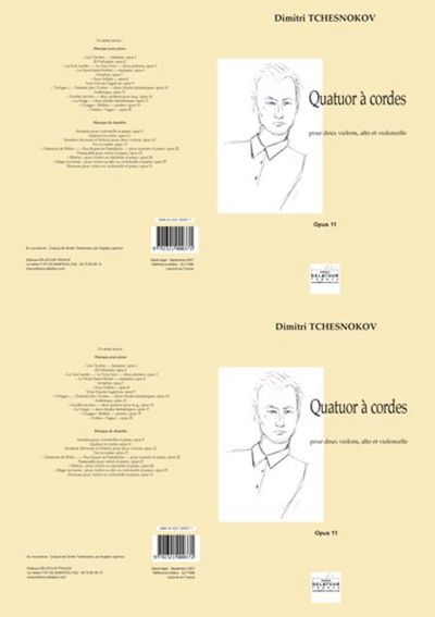 Quatuor A Cordes - Partition De Poche