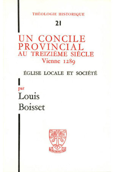 TH n°21 - Un concile provincial au XIIIe siècle - Vienne 1289