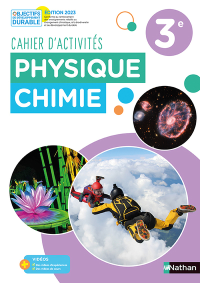 Physique-Chimie 3e - Cahier - Elève 2023