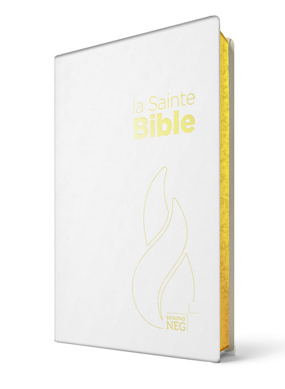 Bible Segond NEG compacte toilée blanche tranche or - Segond NEG 1979