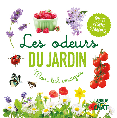 Mon bel imagier des odeurs - Les odeurs du jardin (Frise herbes) - Gratte et sens 6 parfums