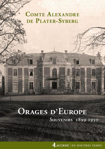 Orages d'Europe - Alexandre de Plater-Syberg