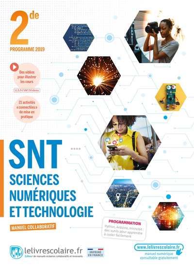 SNT, sciences numériques et technologiques, 2nde