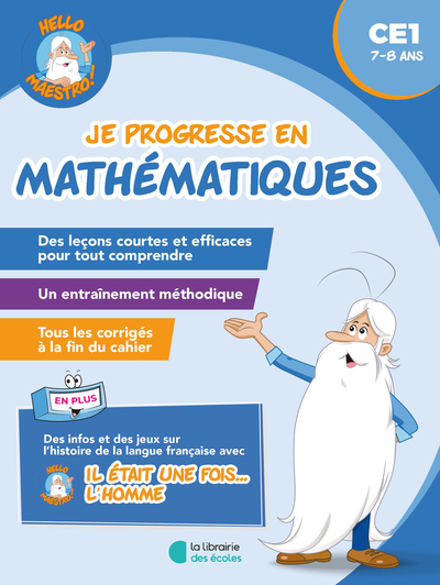 Hello Maestro - Je progresse en mathématiques CE1 - Vincent Fontaine