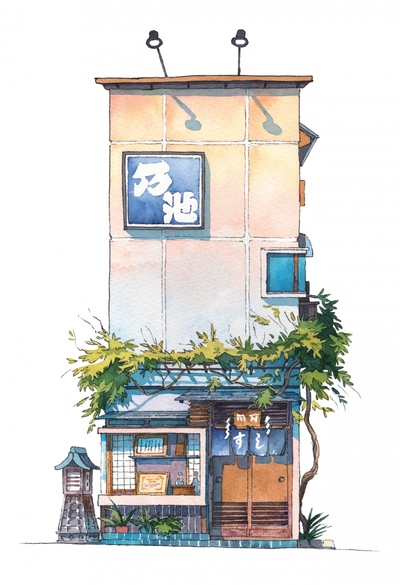 Boutiques de Tokyo - Le restaurant - Mateusz URBANOWICZ