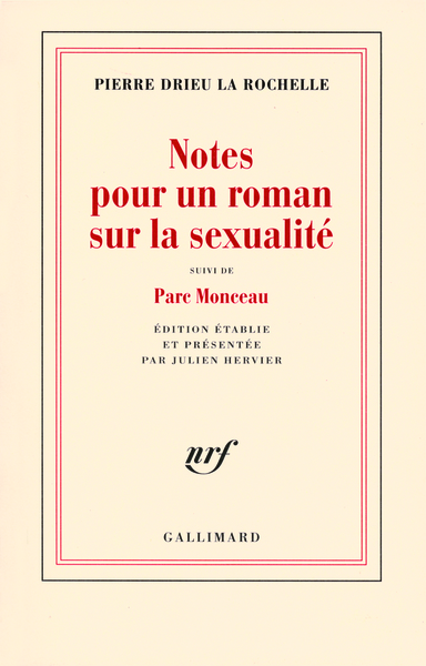 Notes pour un roman sur la sexualité/Parc Monceau