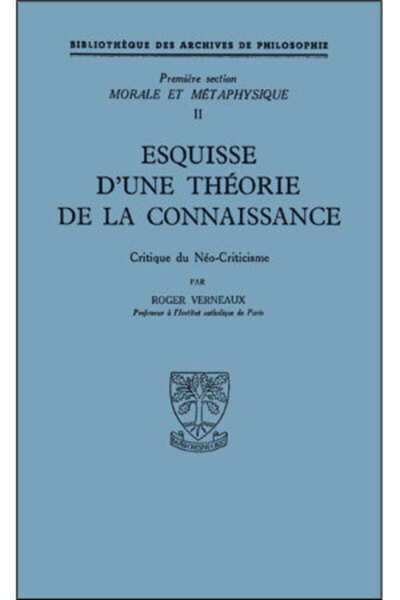 Esquisse d'une théorie de la connaissance