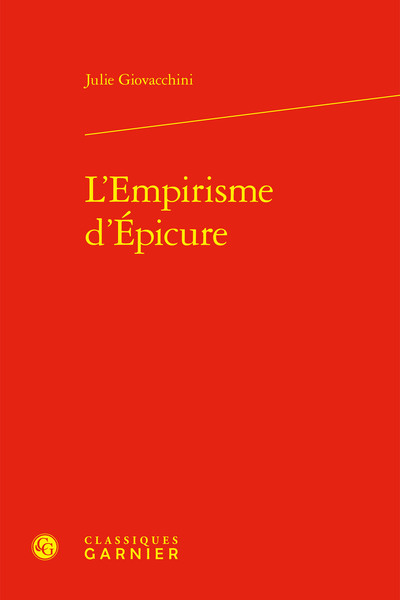 L'Empirisme d'Épicure