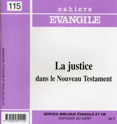 Cahiers Evangile N° 115 Volume 115 - Pierre Deberge