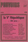 Pouvoirs N° 49 Volume 49 - Collectif