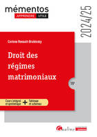 Droit des régimes matrimoniaux - Corinne Renault-Brahinsky