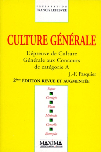 Culture générale - 2e éd.