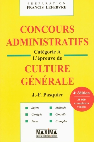 Concours administratifs, catégorie A