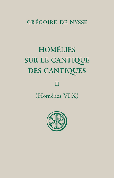 Homélies sur le Cantique des cantiques - Volume 644