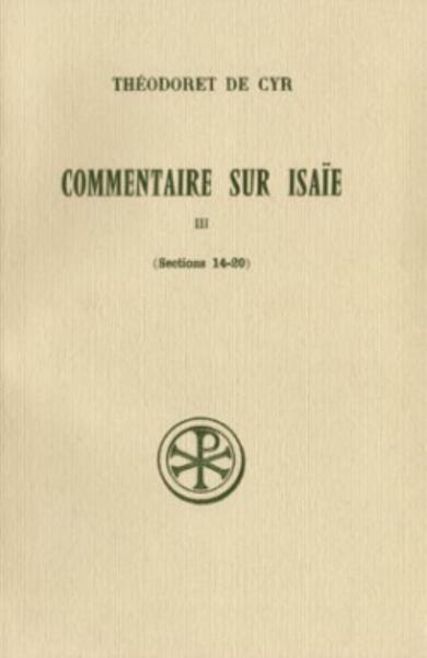 Commentaire Sur Isaie. Volume 3