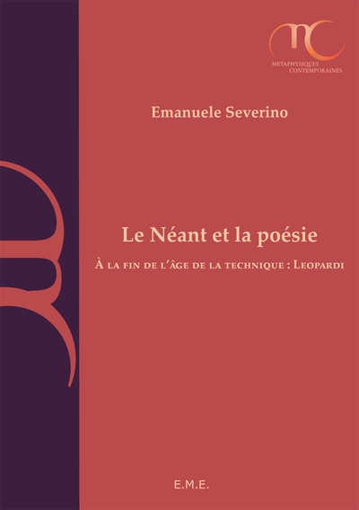 Le Néant et la poésie - Emanuele Severino