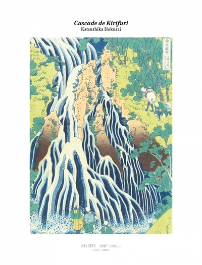 Tirage - Cascade de Kirifuri - Hokusai