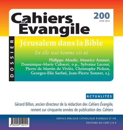 Cahiers Evangile - N° 200 Jérusalem dans la Bible