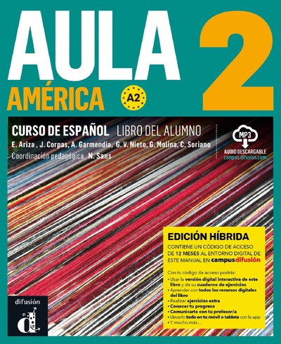 Aula América 2- Livre de l'élève - Éd. hybride