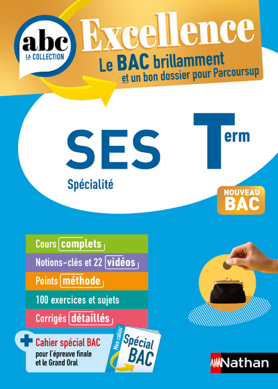 ABC BAC Excellence SES Terminale - Vanessa Garnier