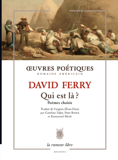 Oeuvres poétiques - Qui est là ? - Ferry David