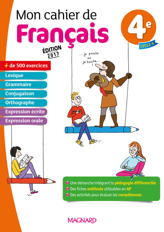 Mon cahier de français 4e (2017)